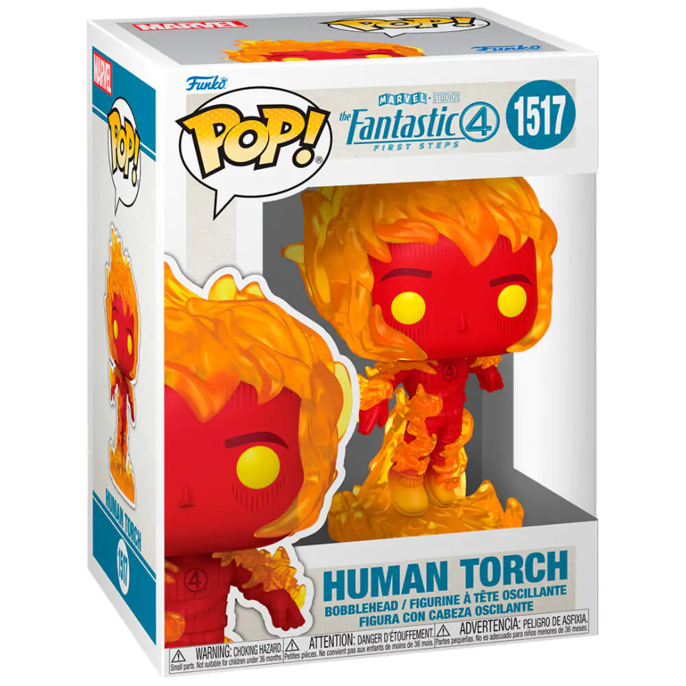 The Fantastic Four: First Steps Funko POP! Marvel Vinyl figura Human Torch 9 cm termékfotó
