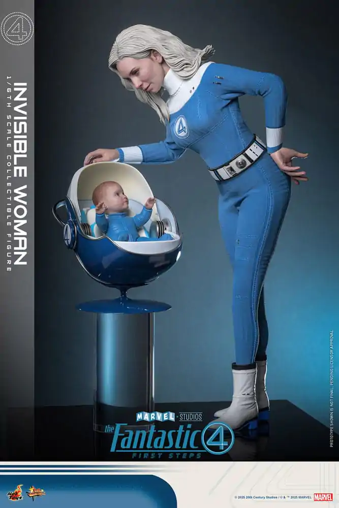 The Fantastic Four: First Steps Movie Masterpiece 1/6 Invisible Woman akciófigura 28 cm termékfotó