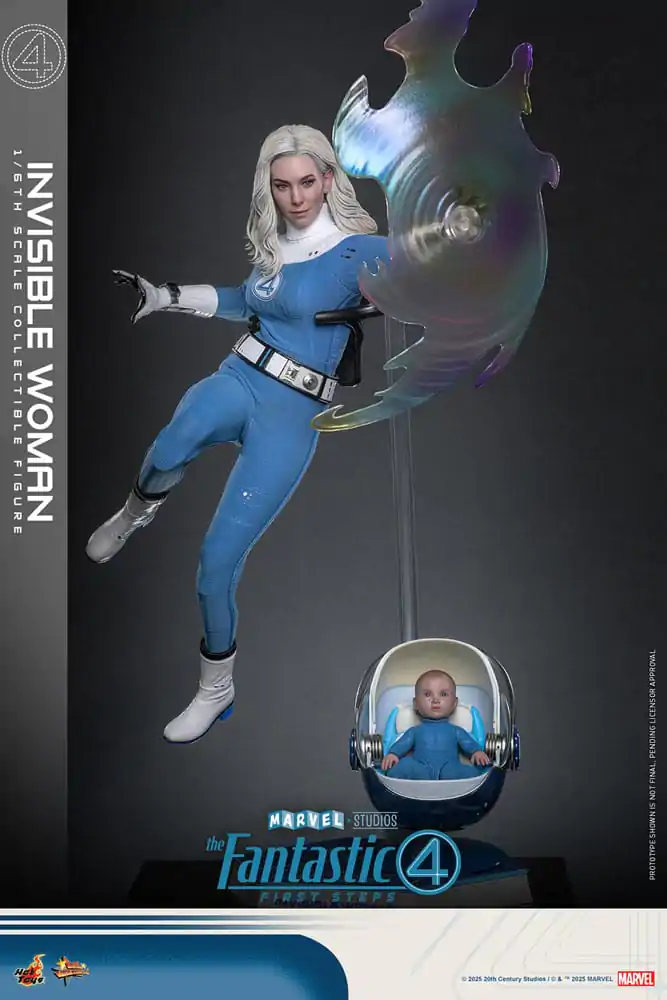 The Fantastic Four: First Steps Movie Masterpiece 1/6 Invisible Woman akciófigura 28 cm termékfotó