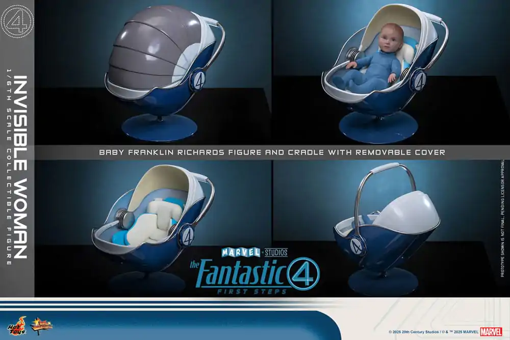 The Fantastic Four: First Steps Movie Masterpiece 1/6 Invisible Woman akciófigura 28 cm termékfotó