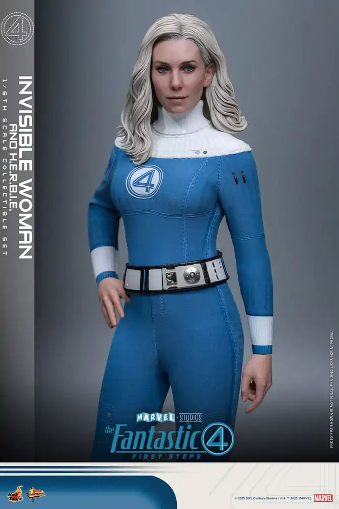 The Fantastic Four: First Steps Movie Masterpiece 1/6 Invisible Woman & H.E.R.B.I.E. akciófigura csomag 28 cm termékfotó