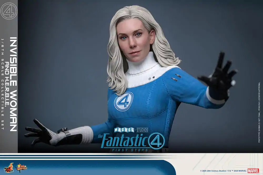 The Fantastic Four: First Steps Movie Masterpiece 1/6 Invisible Woman & H.E.R.B.I.E. akciófigura csomag 28 cm termékfotó