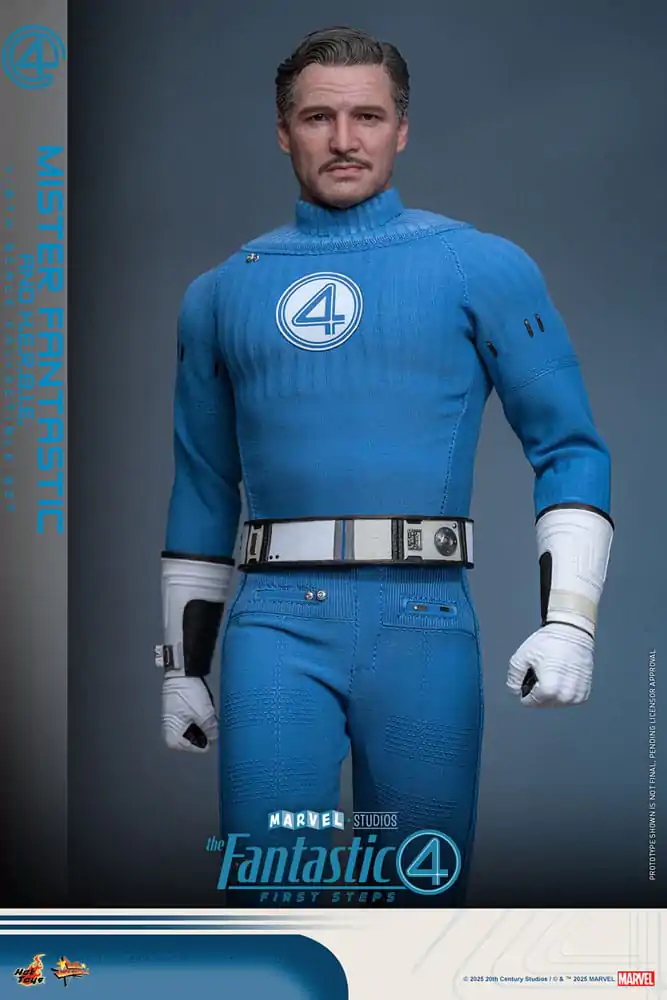 The Fantastic Four: First Steps Movie Masterpiece 1/6 Mister Fantastic & H.E.R.B.I.E. akciófigura csomag 30 cm termékfotó