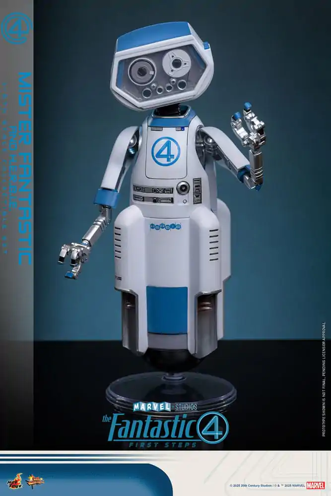 The Fantastic Four: First Steps Movie Masterpiece 1/6 Mister Fantastic & H.E.R.B.I.E. akciófigura csomag 30 cm termékfotó