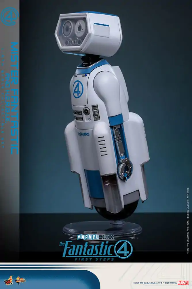 The Fantastic Four: First Steps Movie Masterpiece 1/6 Mister Fantastic & H.E.R.B.I.E. akciófigura csomag 30 cm termékfotó