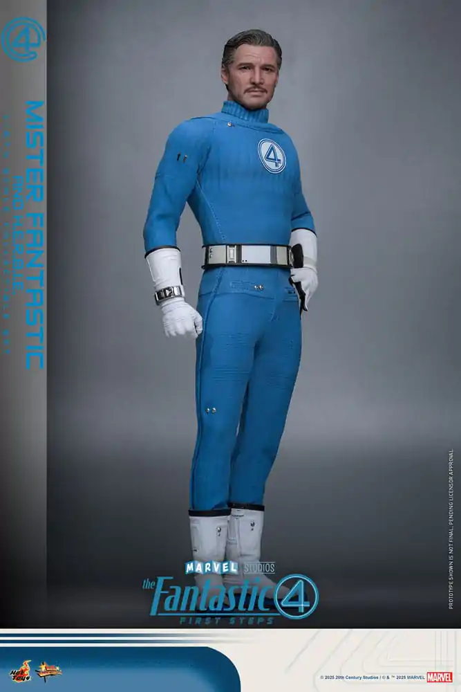 The Fantastic Four: First Steps Movie Masterpiece 1/6 Mister Fantastic & H.E.R.B.I.E. akciófigura csomag 30 cm termékfotó
