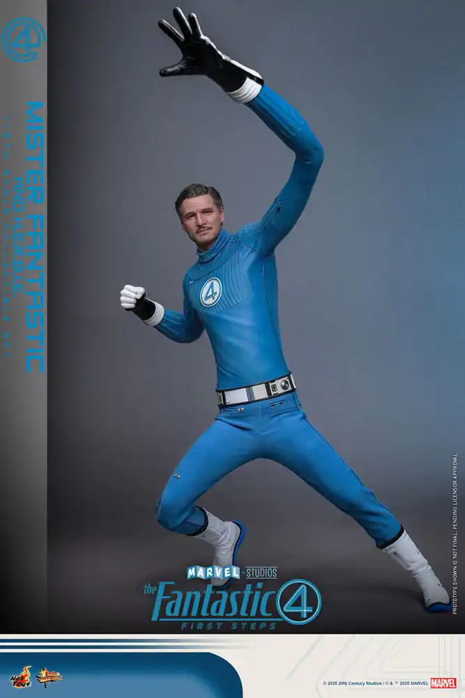 The Fantastic Four: First Steps Movie Masterpiece 1/6 Mister Fantastic & H.E.R.B.I.E. akciófigura csomag 30 cm termékfotó