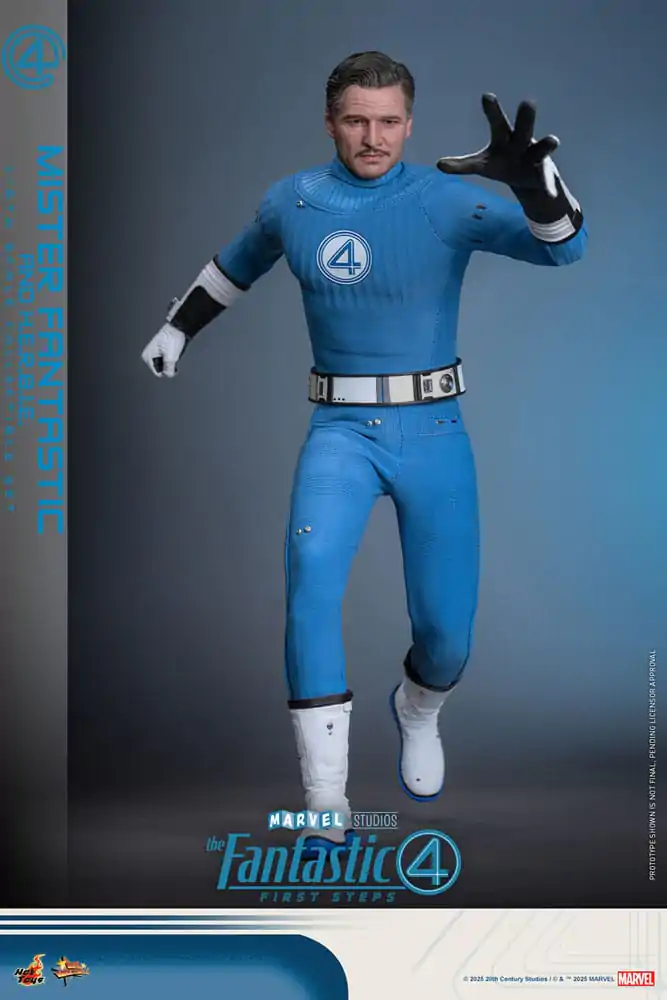 The Fantastic Four: First Steps Movie Masterpiece 1/6 Mister Fantastic & H.E.R.B.I.E. akciófigura csomag 30 cm termékfotó