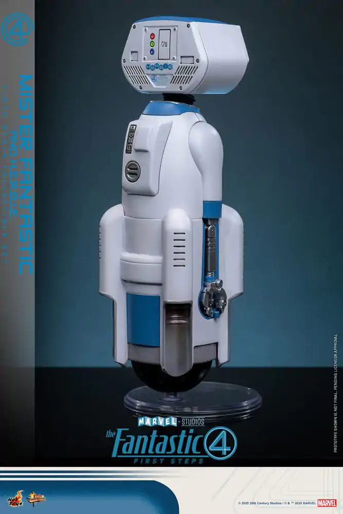 The Fantastic Four: First Steps Movie Masterpiece 1/6 Mister Fantastic & H.E.R.B.I.E. akciófigura csomag 30 cm termékfotó