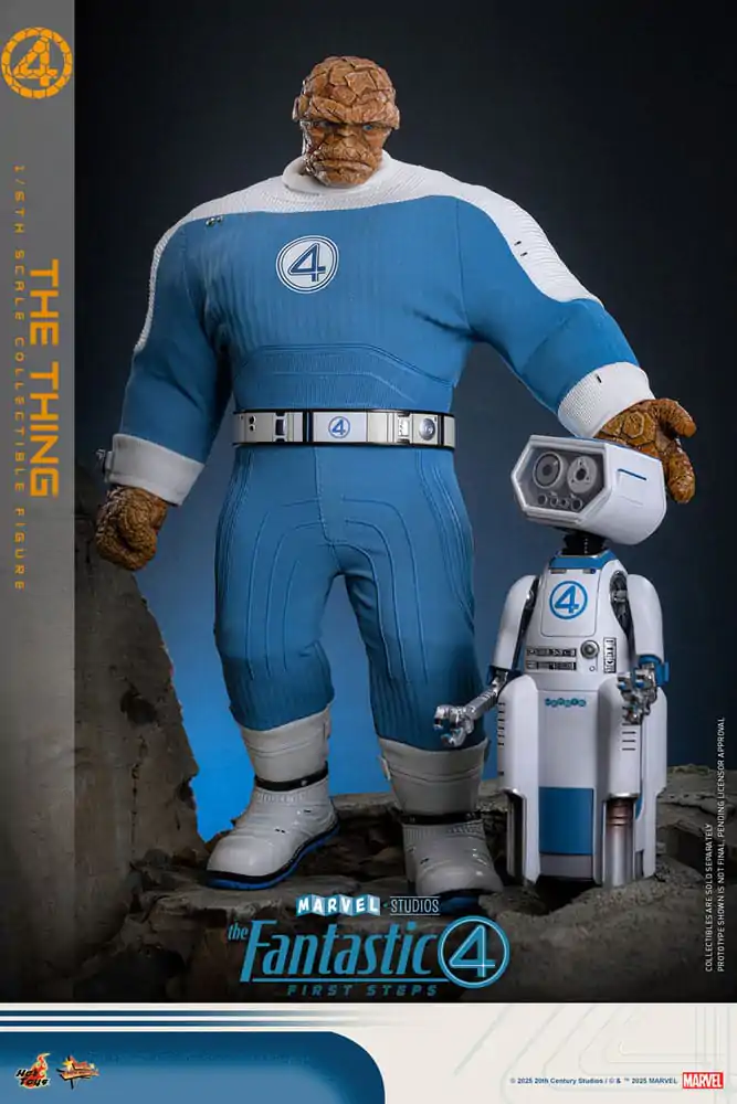 The Fantastic Four: First Steps Movie Masterpiece 1/6 The Thing akciófigura 31 cm termékfotó