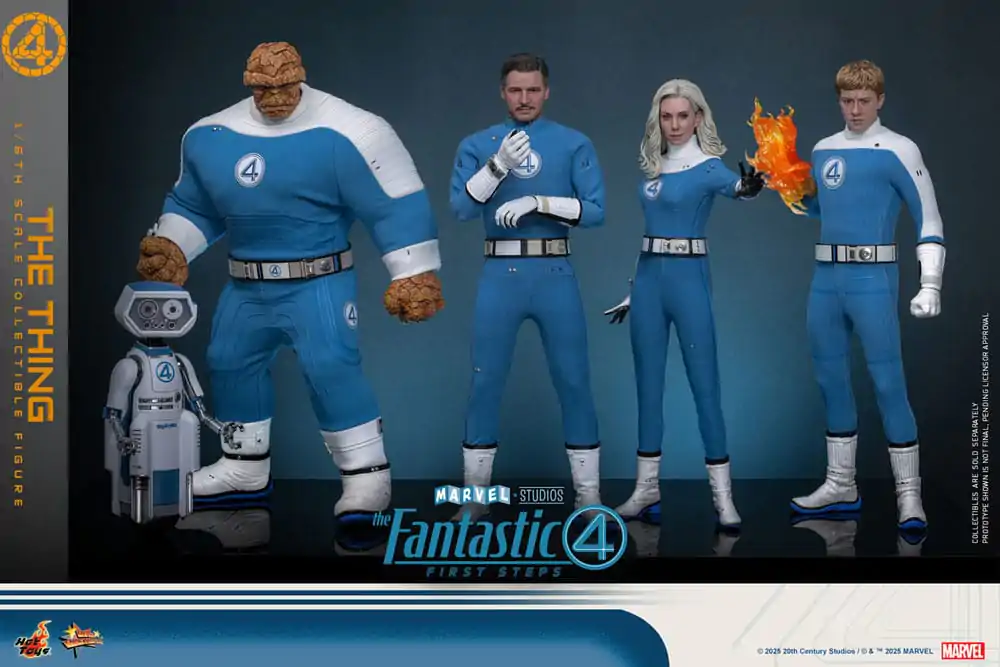 The Fantastic Four: First Steps Movie Masterpiece 1/6 The Thing akciófigura 31 cm termékfotó