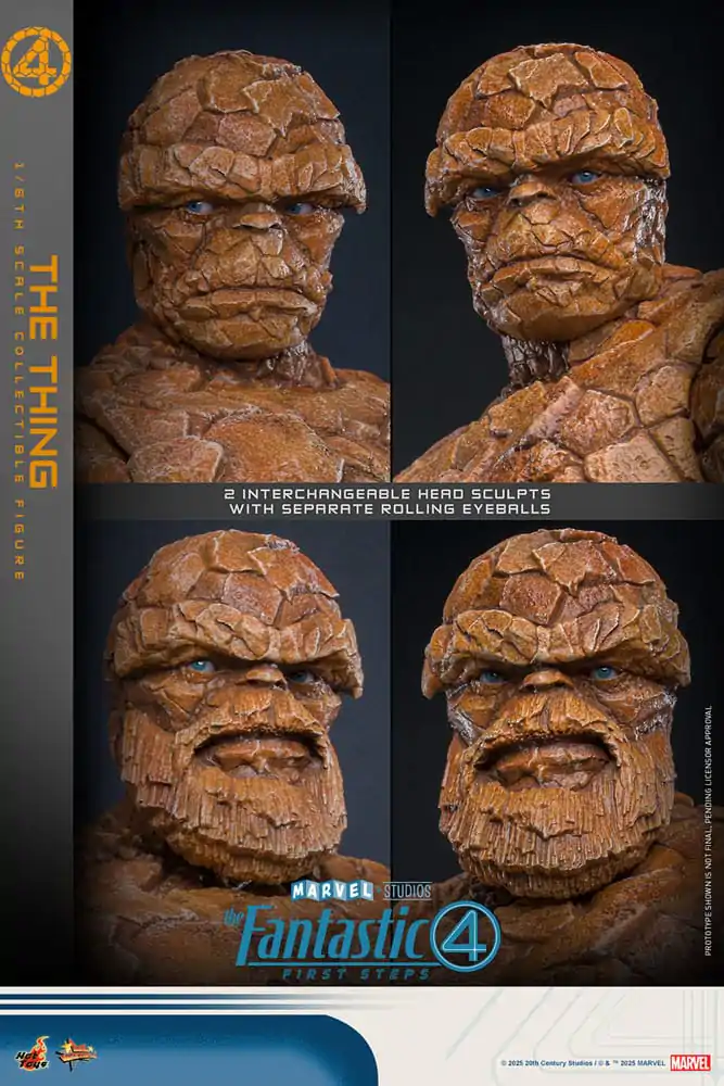 The Fantastic Four: First Steps Movie Masterpiece 1/6 The Thing akciófigura 31 cm termékfotó