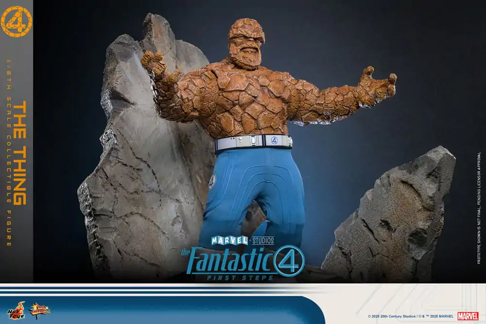 The Fantastic Four: First Steps Movie Masterpiece 1/6 The Thing akciófigura 31 cm termékfotó