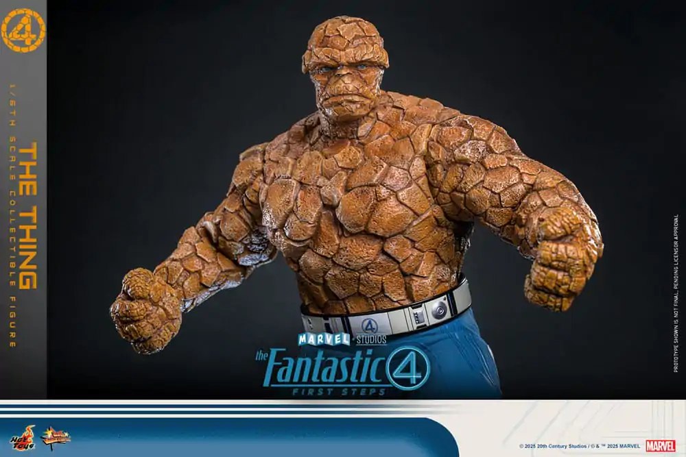 The Fantastic Four: First Steps Movie Masterpiece 1/6 The Thing akciófigura 31 cm termékfotó