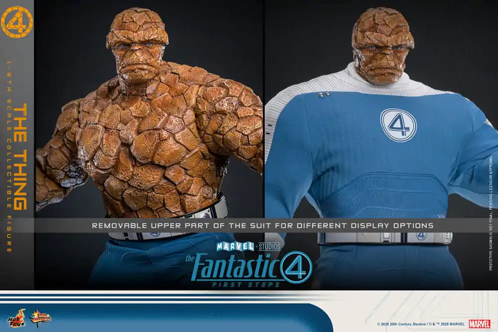 The Fantastic Four: First Steps Movie Masterpiece 1/6 The Thing akciófigura 31 cm termékfotó