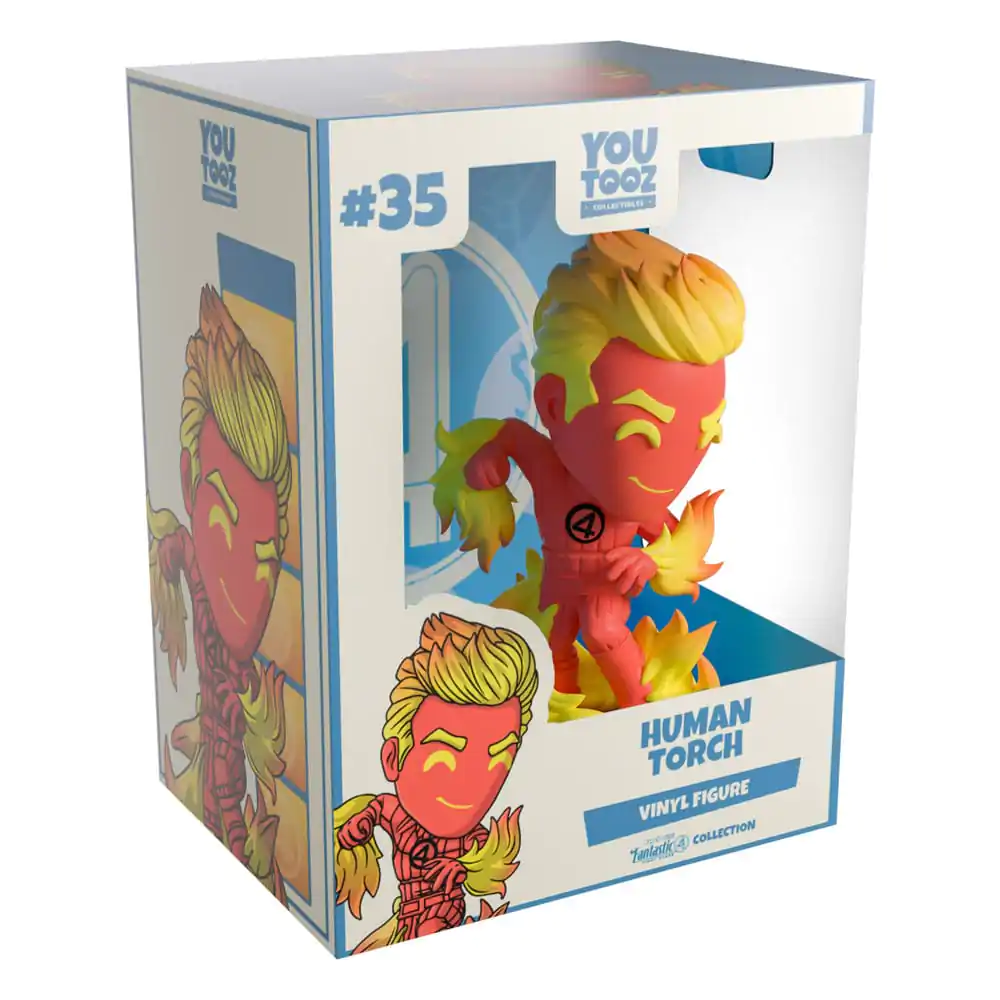 The Fantastic Four Vinyl figura Human Torch 14 cm   termékfotó