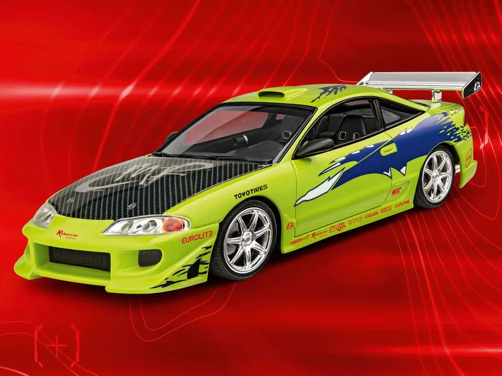 The Fast &amp; Furious Brian's 1995 Mitsubishi Eclipse modell készlet és kiegészítők termékfotó