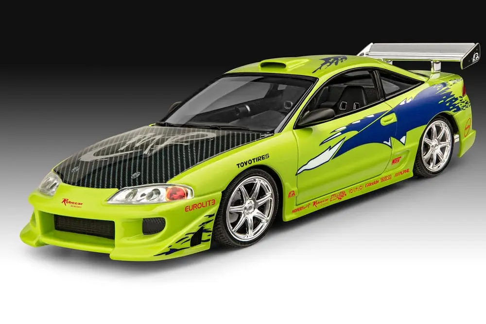 The Fast &amp; Furious Brian's 1995 Mitsubishi Eclipse modell készlet és kiegészítők termékfotó