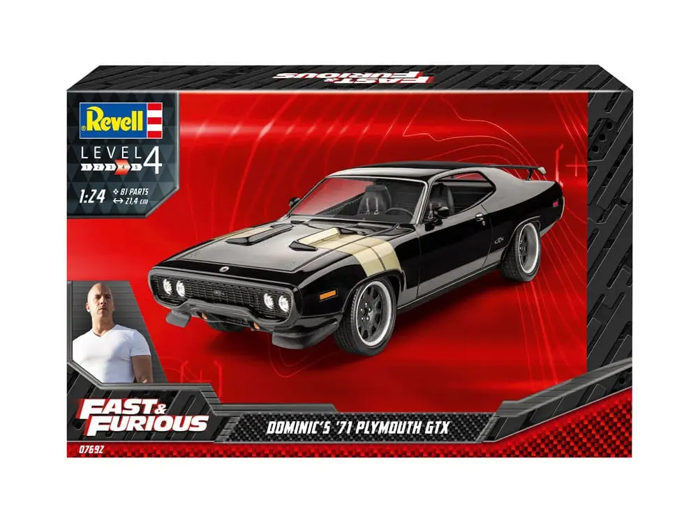 The Fast &amp; Furious Dominic's 1971 Plymouth GTX modell készlet termékfotó