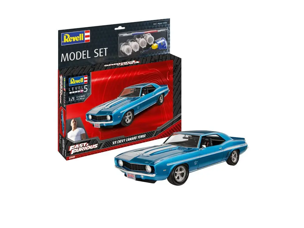 The Fast &amp; Furious with basic accessories 1969 Chevy Camaro Yenko modell készlet és kiegészítők termékfotó