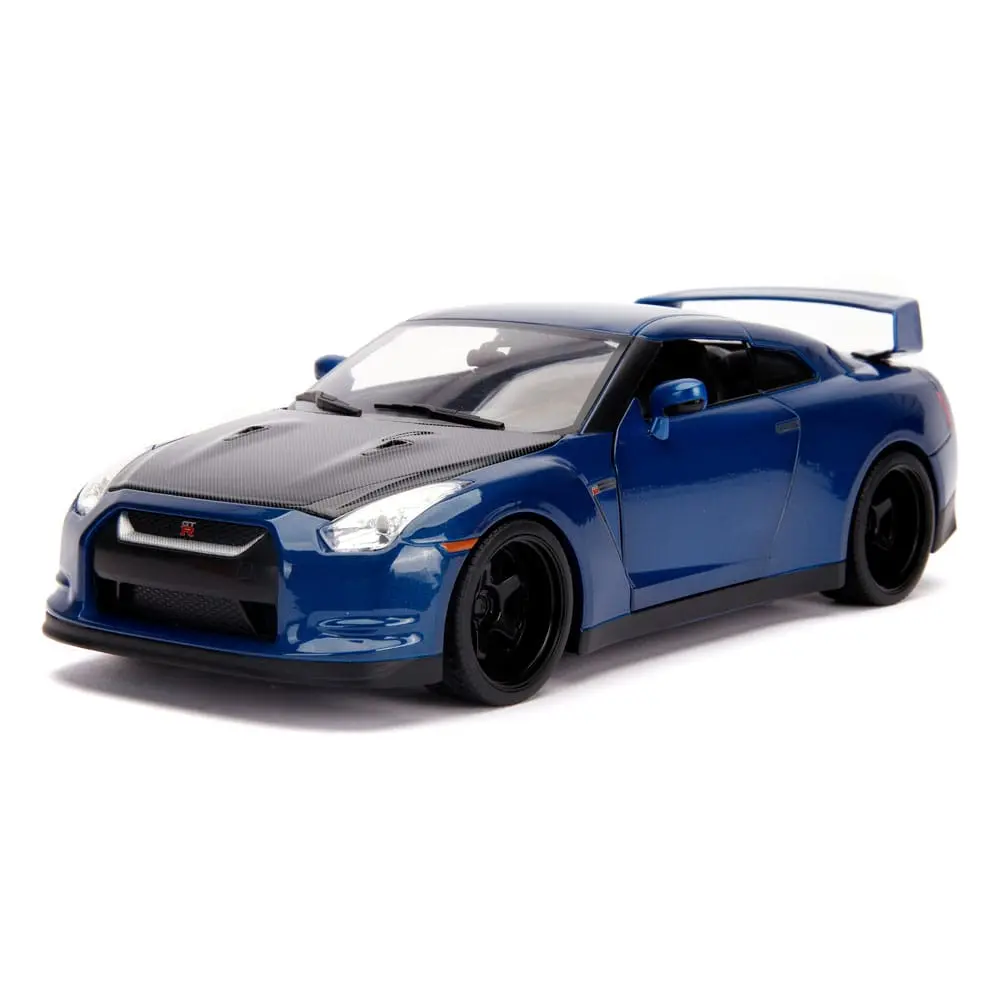 The Fast and Furious Diecast Model Hollywood Rides 1/18 2009 Nissan Skyline GT-R R35 és Brian figura termékfotó