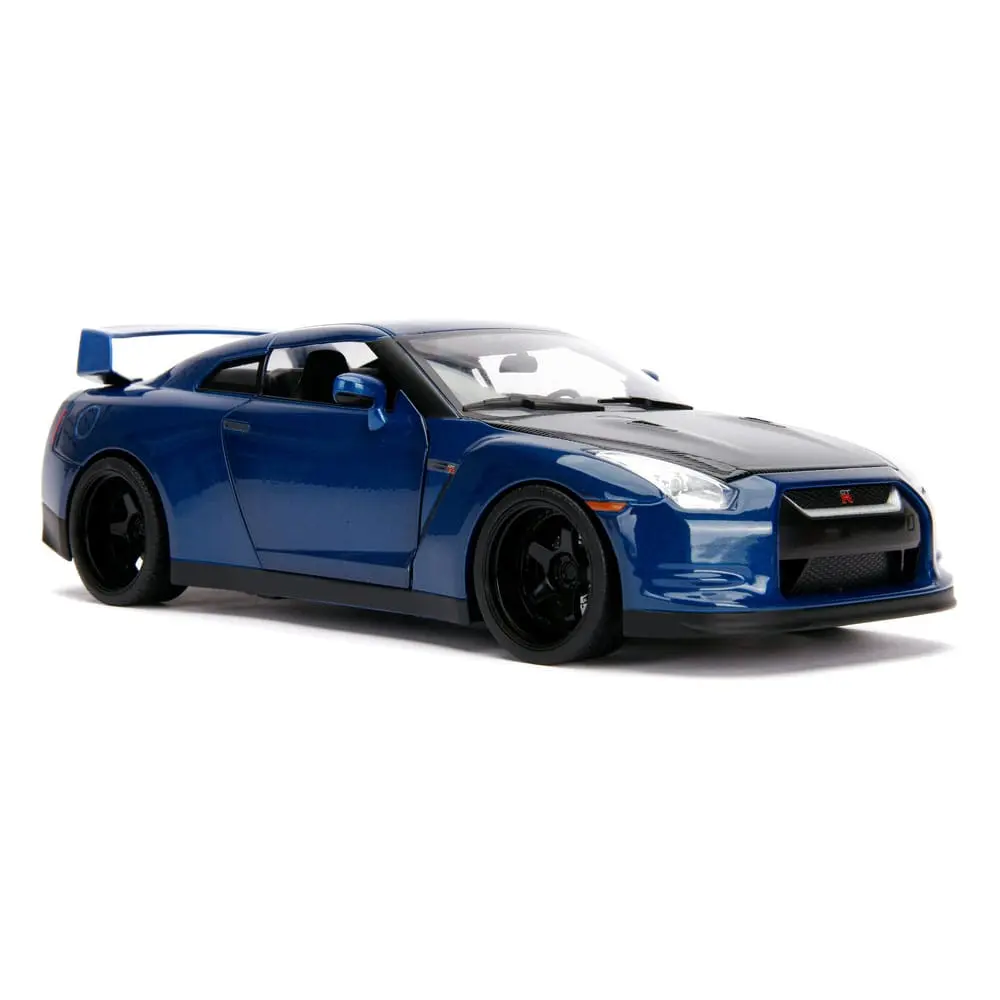 The Fast and Furious Diecast Model Hollywood Rides 1/18 2009 Nissan Skyline GT-R R35 és Brian figura termékfotó