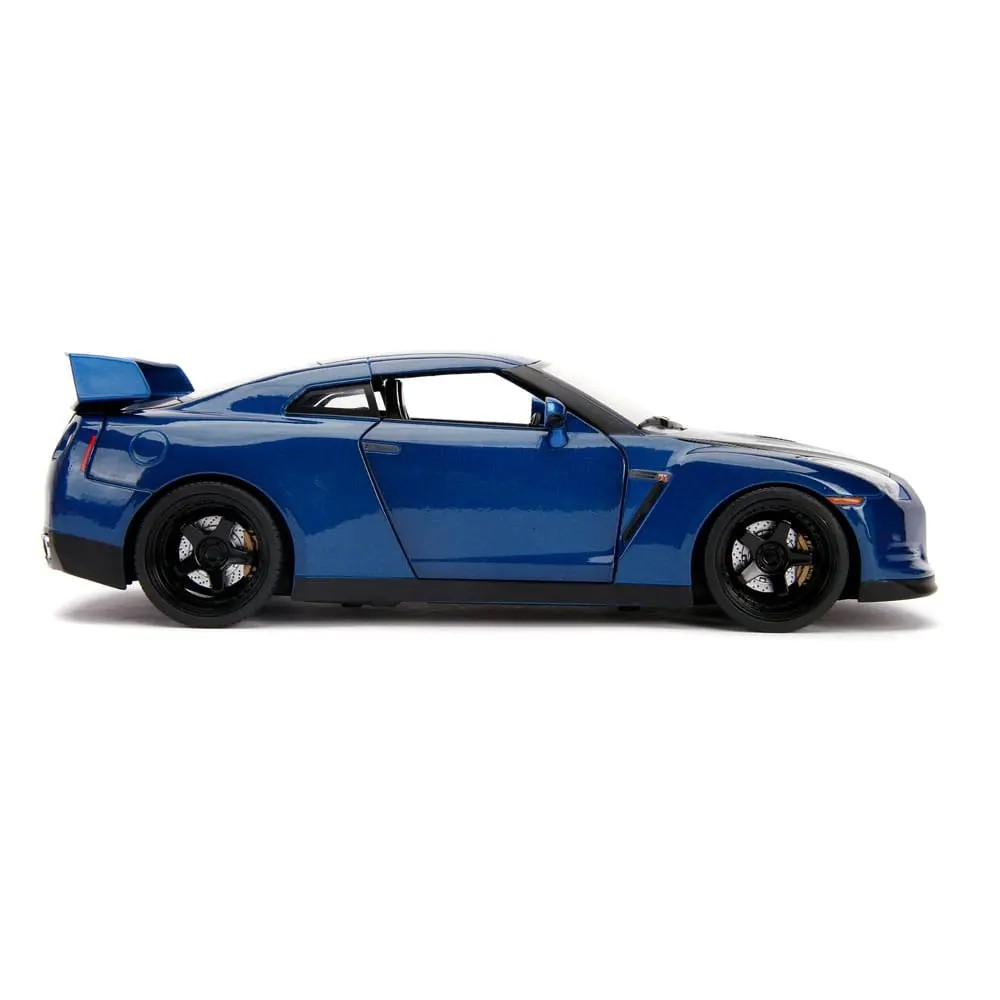 The Fast and Furious Diecast Model Hollywood Rides 1/18 2009 Nissan Skyline GT-R R35 és Brian figura termékfotó