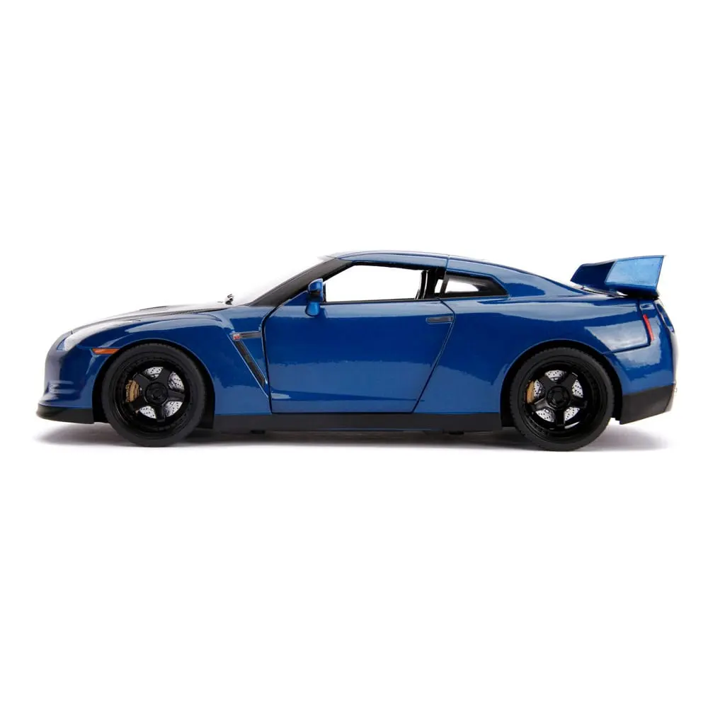 The Fast and Furious Diecast Model Hollywood Rides 1/18 2009 Nissan Skyline GT-R R35 és Brian figura termékfotó