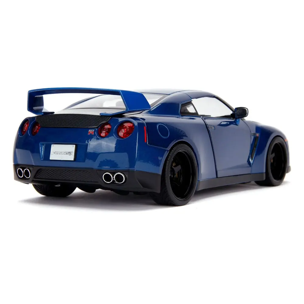 The Fast and Furious Diecast Model Hollywood Rides 1/18 2009 Nissan Skyline GT-R R35 és Brian figura termékfotó