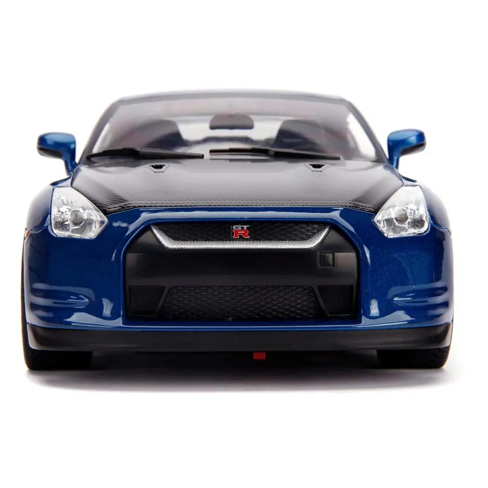 The Fast and Furious Diecast Model Hollywood Rides 1/18 2009 Nissan Skyline GT-R R35 és Brian figura termékfotó