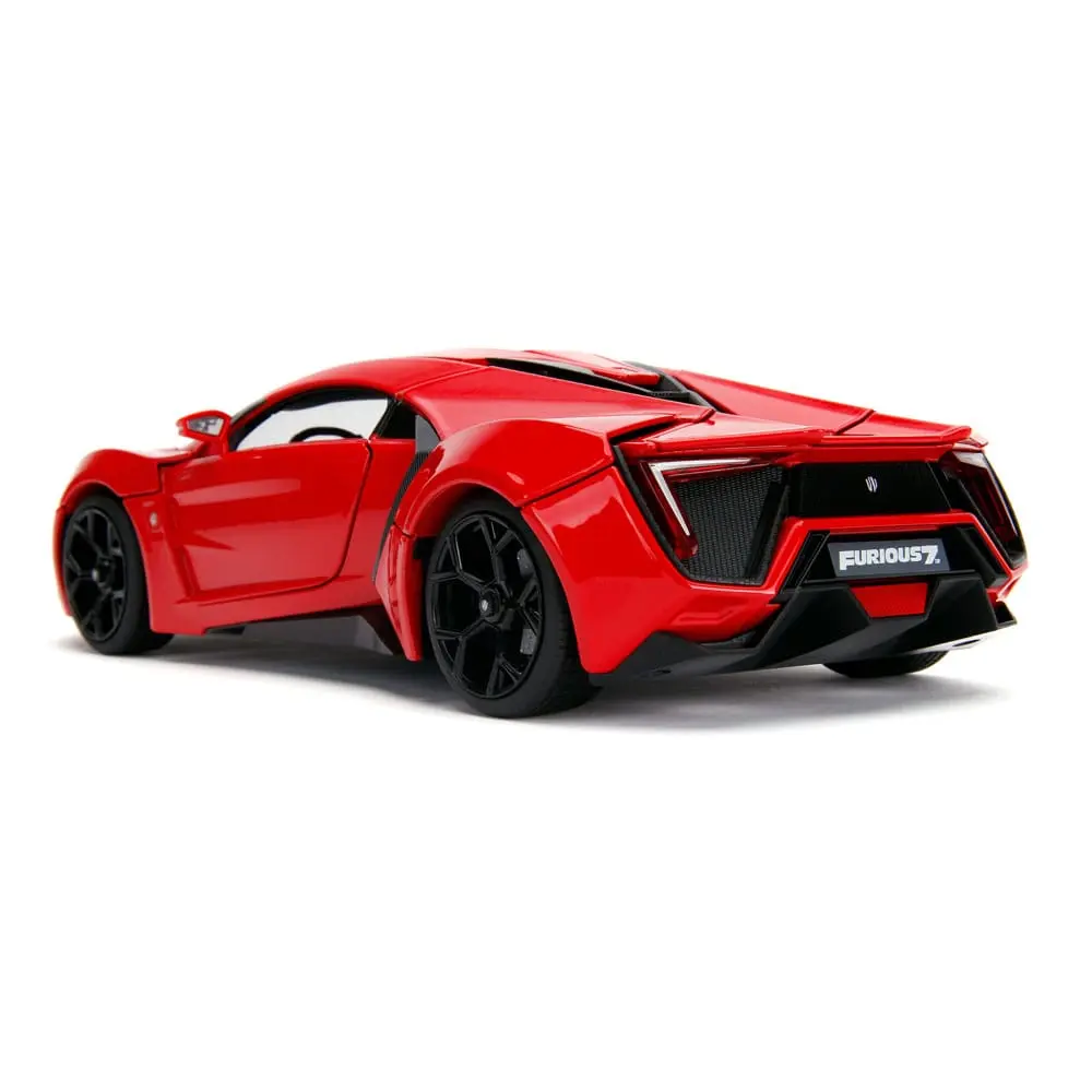 The Fast and Furious Diecast Model Hollywood Rides 1/18 Lykan Hypersport és Dom figura termékfotó