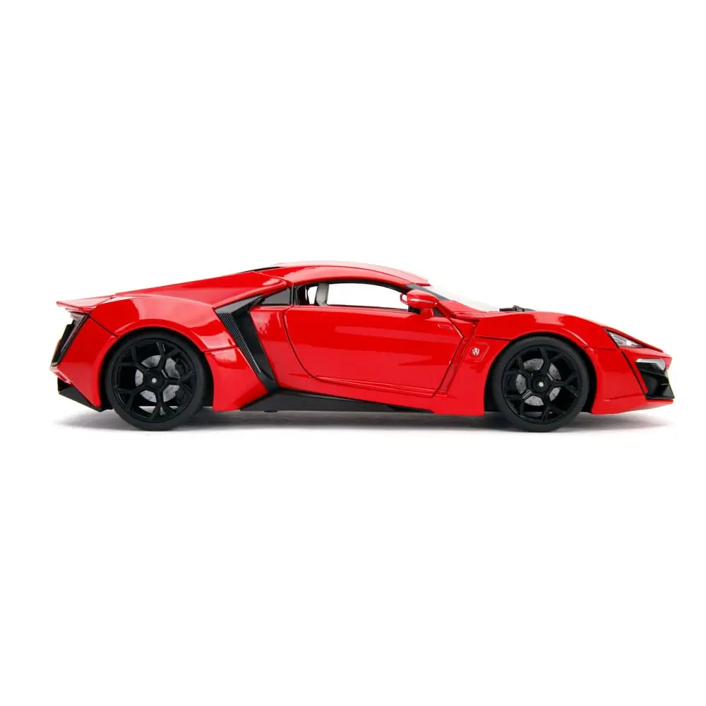The Fast and Furious Diecast Model Hollywood Rides 1/18 Lykan Hypersport és Dom figura termékfotó