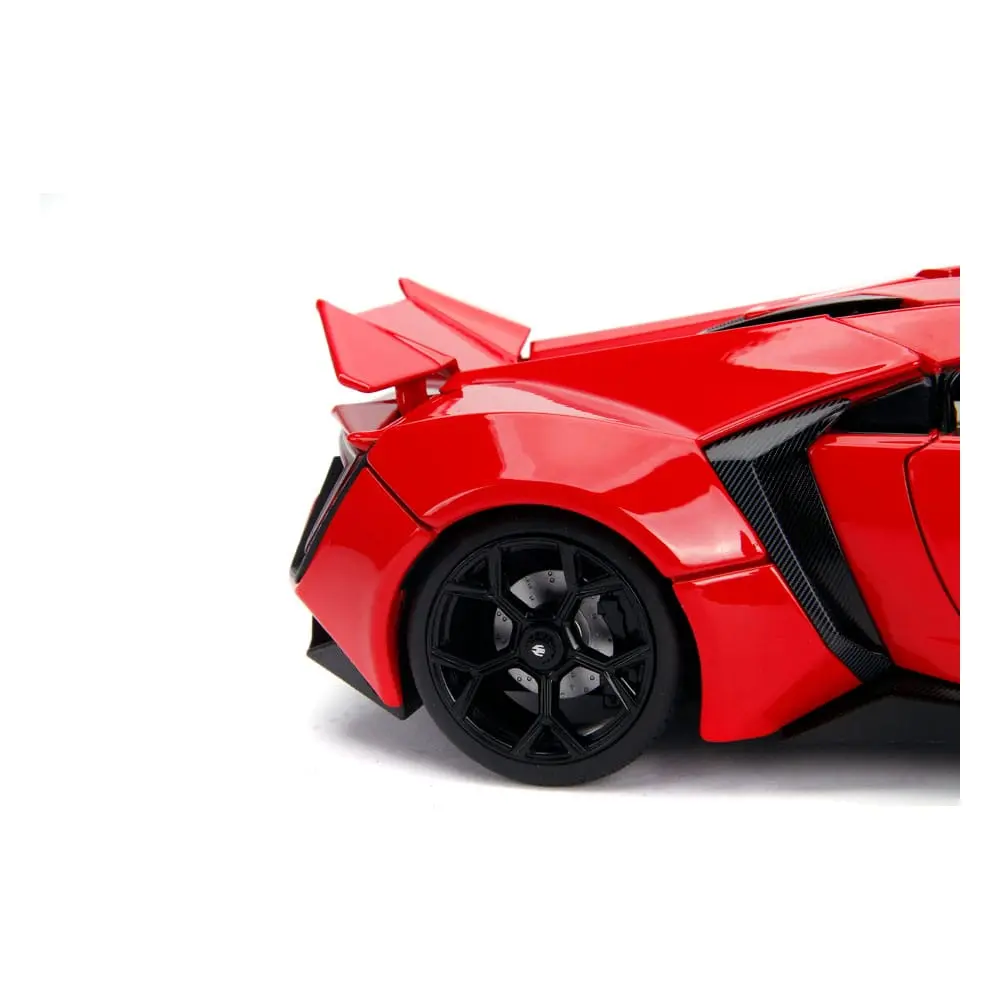 The Fast and Furious Diecast Model Hollywood Rides 1/18 Lykan Hypersport és Dom figura termékfotó