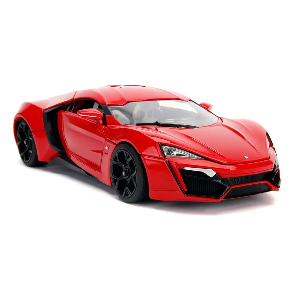 The Fast and Furious Diecast Model Hollywood Rides 1/18 Lykan Hypersport és Dom figura termékfotó