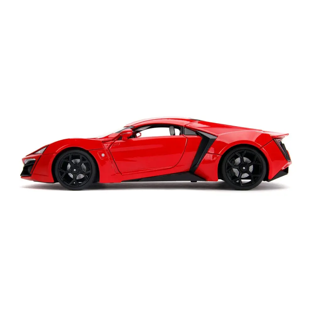 The Fast and Furious Diecast Model Hollywood Rides 1/18 Lykan Hypersport és Dom figura termékfotó