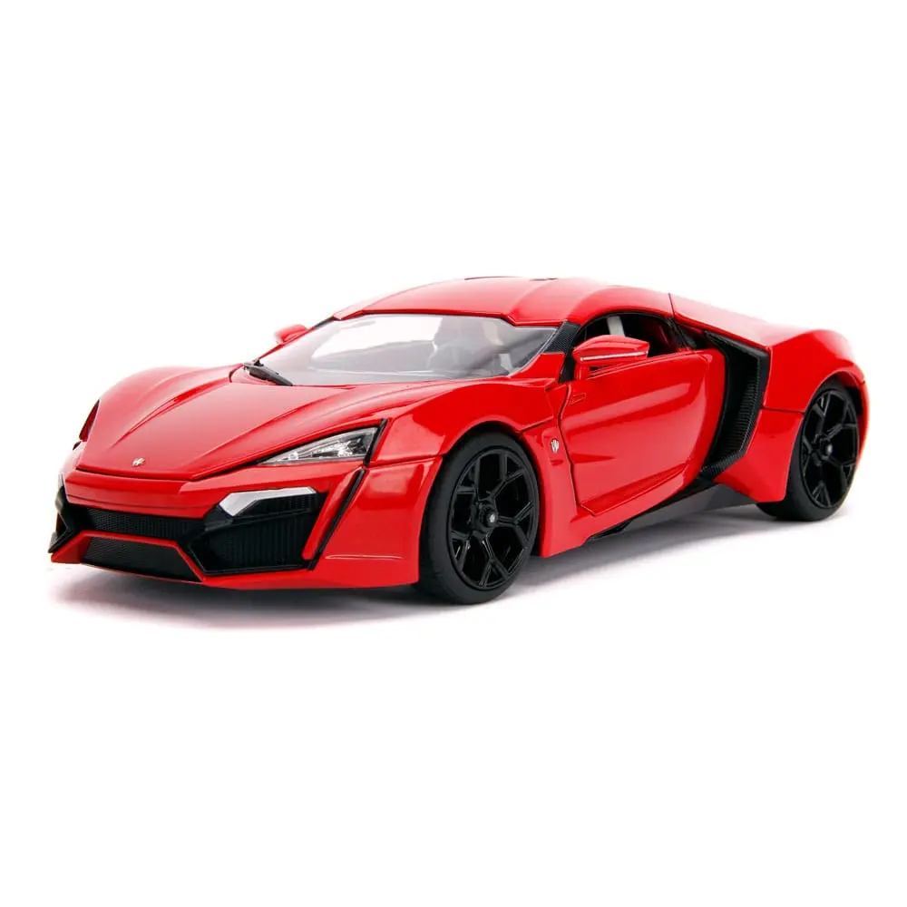 The Fast and Furious Diecast Model Hollywood Rides 1/18 Lykan Hypersport és Dom figura termékfotó