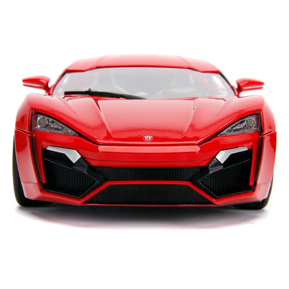 The Fast and Furious Diecast Model Hollywood Rides 1/18 Lykan Hypersport és Dom figura termékfotó