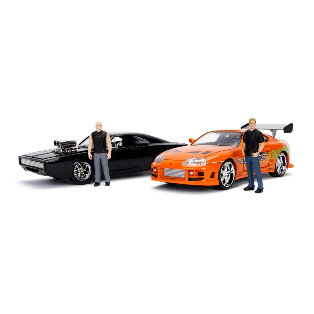 The Fast and Furious Diecast Model Hollywood Rides 1/24 1970 Dodge Charger és Dom Toretto figura termékfotó