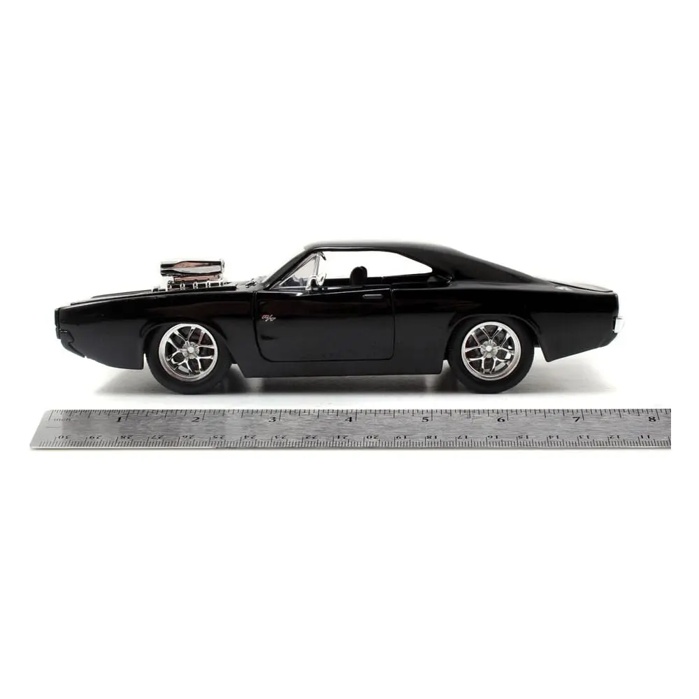 The Fast and Furious Diecast Model Hollywood Rides 1/24 1970 Dodge Charger és Dom Toretto figura termékfotó