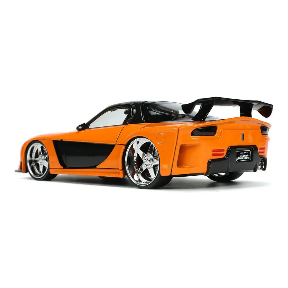 The Fast and Furious Diecast Model Hollywood Rides 1/24 1997 Mazda RX7 és Han figura termékfotó