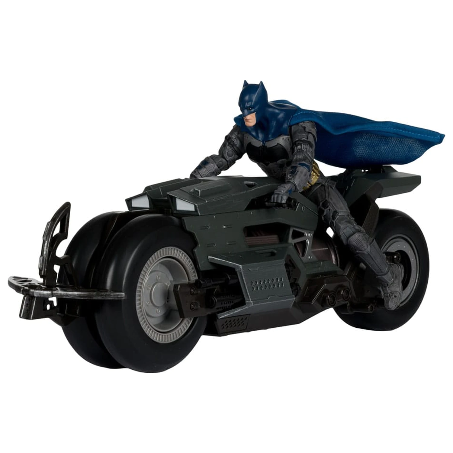 The Flash DC Multiverse Batcycle with Batman jármű és figura termékfotó