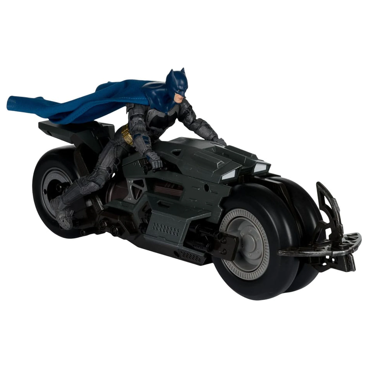 The Flash DC Multiverse Batcycle with Batman jármű és figura termékfotó