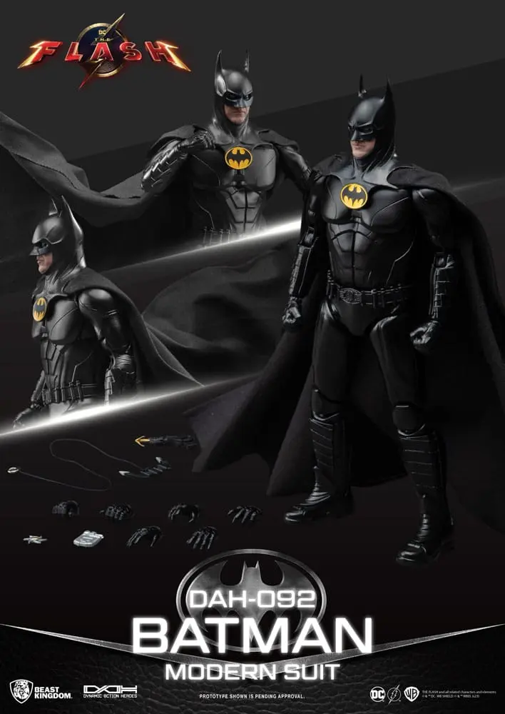 The Flash Dynamic 8ction Heroes 1/9 Batman Modern Suit akciófigura 24 cm termékfotó