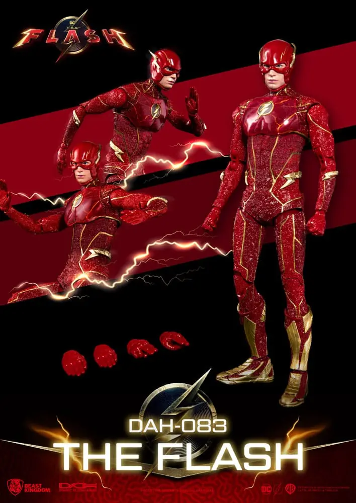 The Flash Dynamic 8ction Heroes 1/9 The Flash Deluxe Version akciófigura 24 cm termékfotó