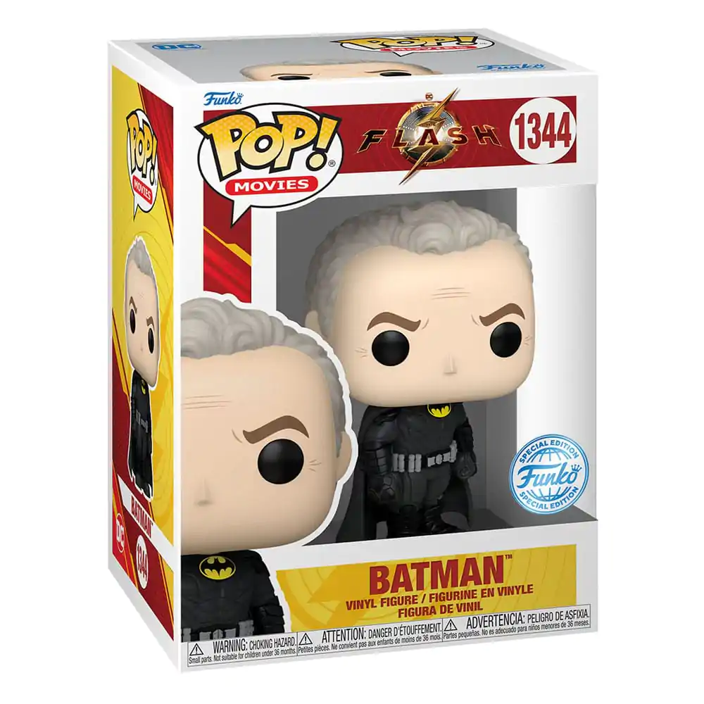 The Flash Funko POP! Movies Vinyl figura Batman (Keaton) unmasked 9 cm termékfotó