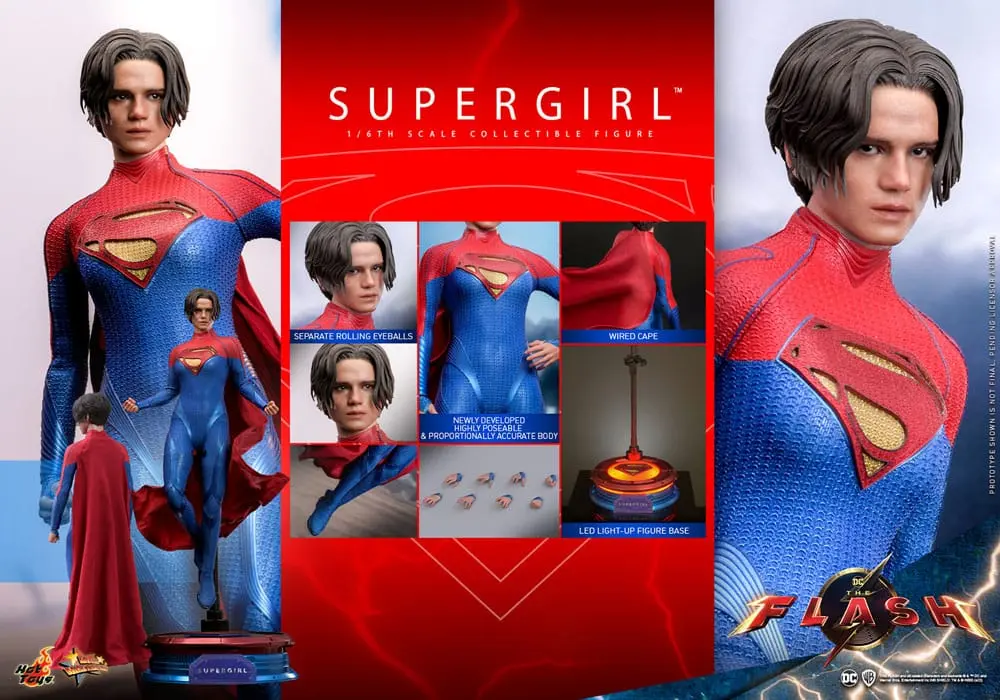 The Flash Movie Masterpiece 1/6 Supergirl akciófigura 28 cm termékfotó