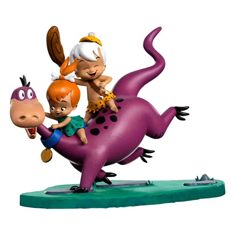 The Flintstones Art Scale 1/10 Dino, Pebbles and Bamm-Bamm szobor figura 13 cm termékfotó
