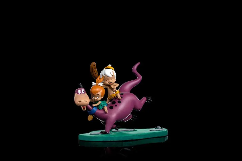 The Flintstones Art Scale 1/10 Dino, Pebbles and Bamm-Bamm szobor figura 13 cm termékfotó