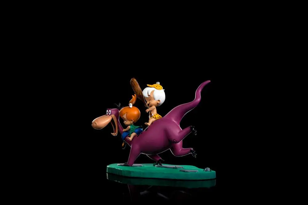 The Flintstones Art Scale 1/10 Dino, Pebbles and Bamm-Bamm szobor figura 13 cm termékfotó