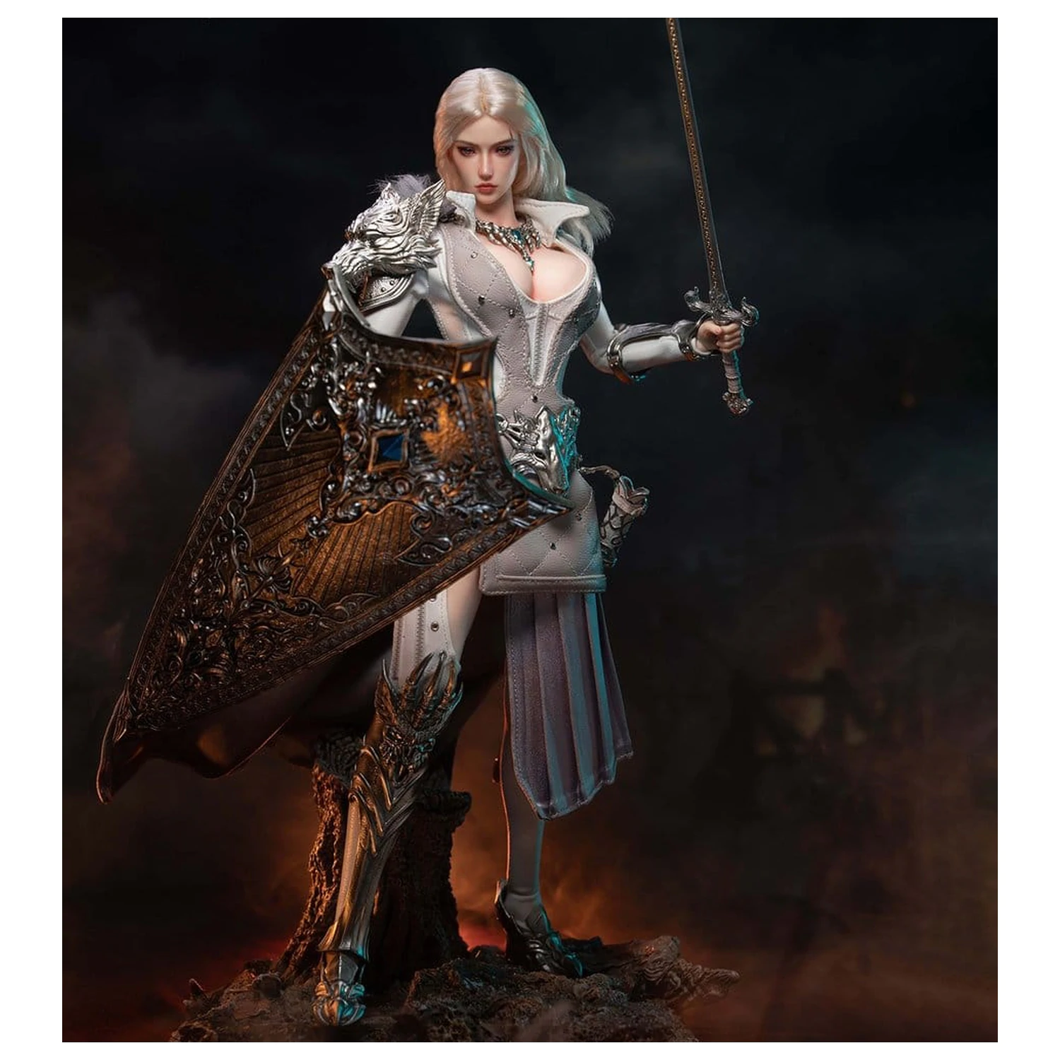 The Girl Under Wolf's Ward 1/6 Alina (Silver) akciófigura 30 cm termékfotó